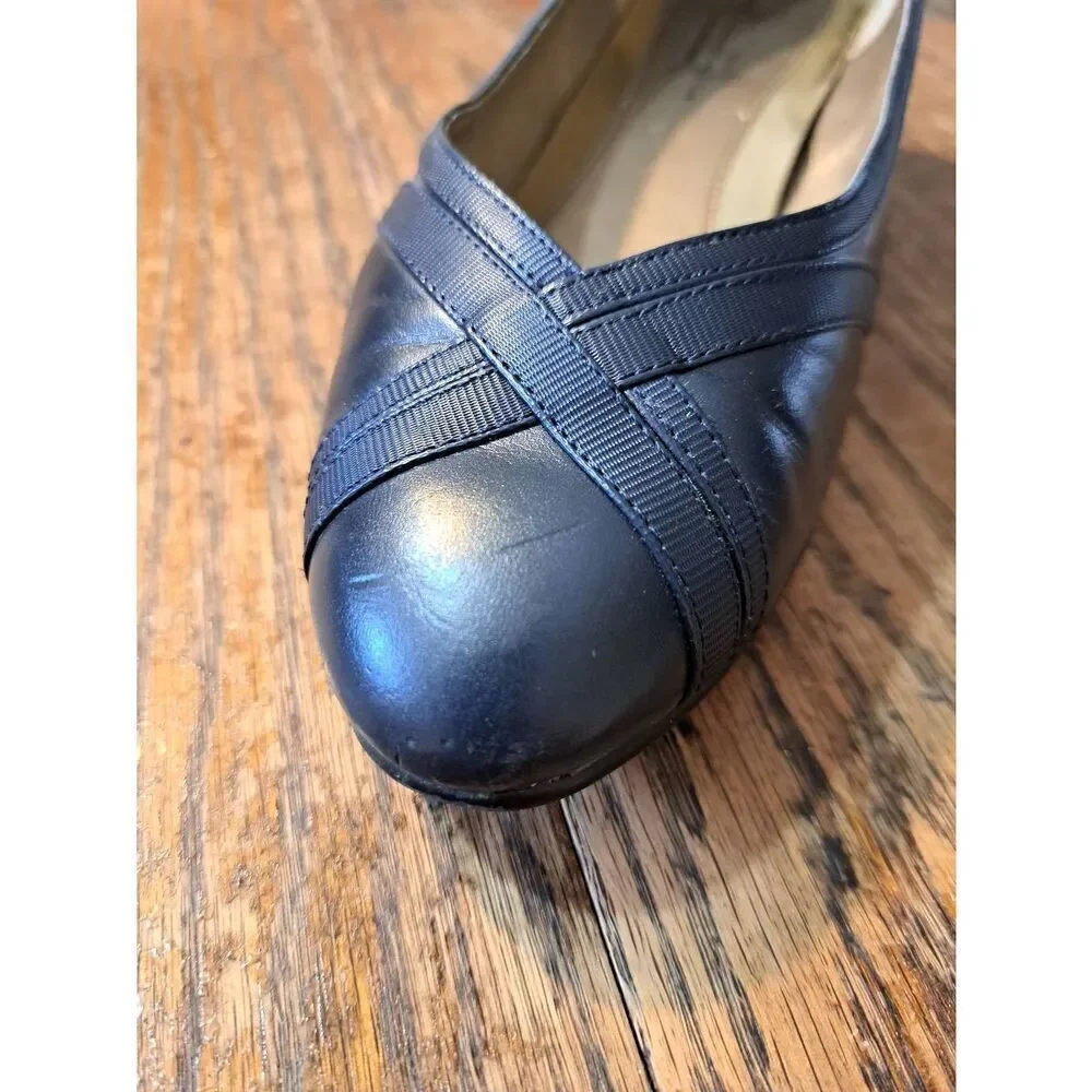 7W Soft Style Hush Puppy Blue Slip On Shoes